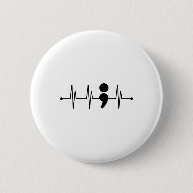 Prävention psychischer Gesundheit - Geschenk Button (Vorderseite)