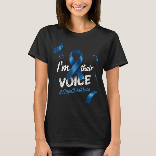 Prävention von Kindesmissbrauch im Bewusstsein ihr T-Shirt (Vorderseite)