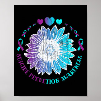 Präventionsbewusstsein Kolibri Glücklich Grafik Poster