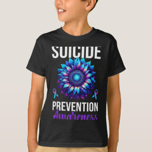 Präventionsbewusstseins-Schleife Psychische Gesund T-Shirt