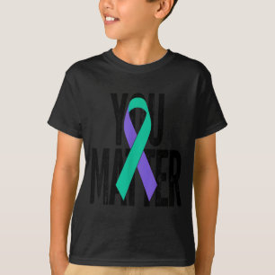 Präventionsbewusstseins-Schleifen-Unterstützung T-Shirt