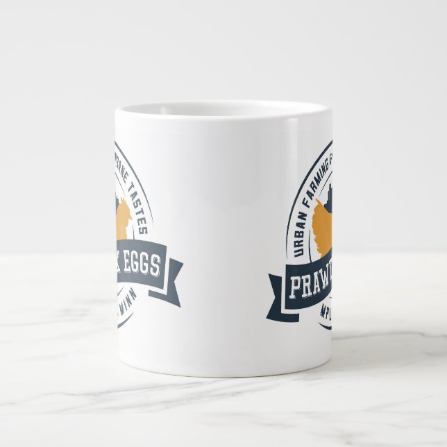 Prawdzik Eggs - Jumbo-Tasse (Vorderseite)