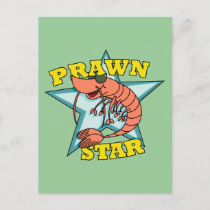 Prawn Star Postkarte