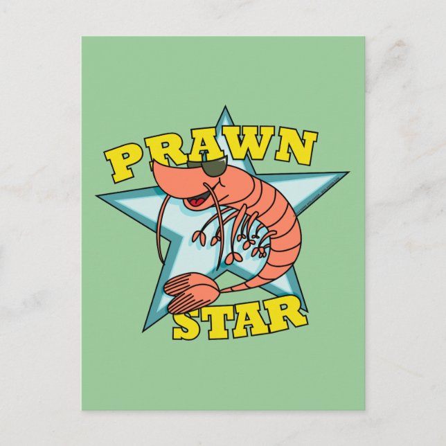 Prawn Star Postkarte (Vorderseite)