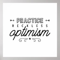 Praxis der rücksichtslosen Optimismus-Typografie