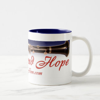 Praxis und Hoffnung mit blauem Lern Zweifarbige Tasse