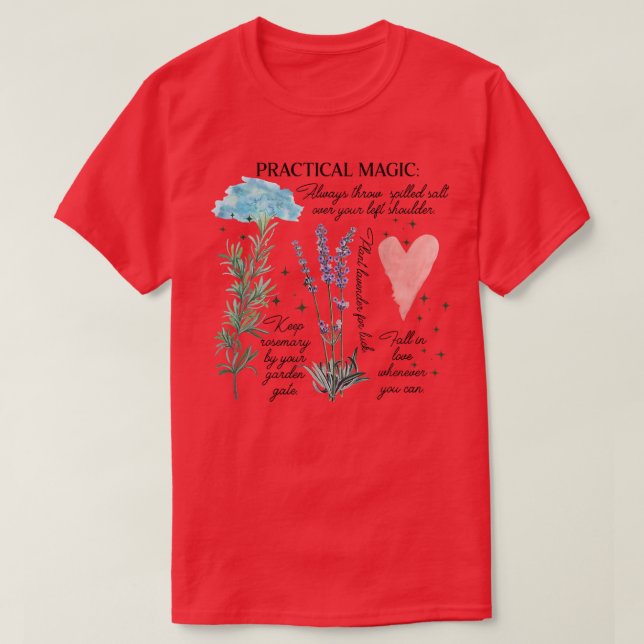 Praxisgräber für Magische Hexengartengärtner Pla T-Shirt (Design vorne)