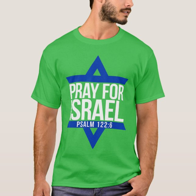 Pray ForJewish Star T-Shirt (Vorderseite)