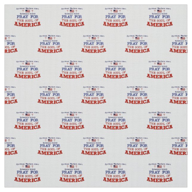 PRAY FÜR AMERIKA Fabric Stoff (Muster)