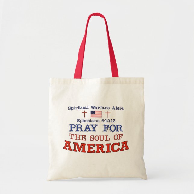 PRAY FÜR AMERIKA Tote Bag Tragetasche (Vorne)