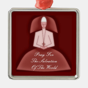 PRAY FÜR DIE SALVATION DER WELT ORNAMENT AUS METALL
