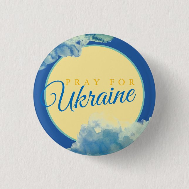PRAY FÜR DIE UKRAINE BUTTON (Vorderseite)
