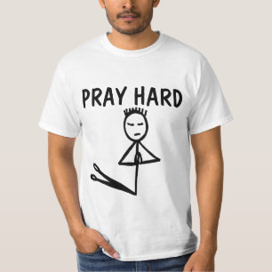 Pray Hard Christian T-shirts