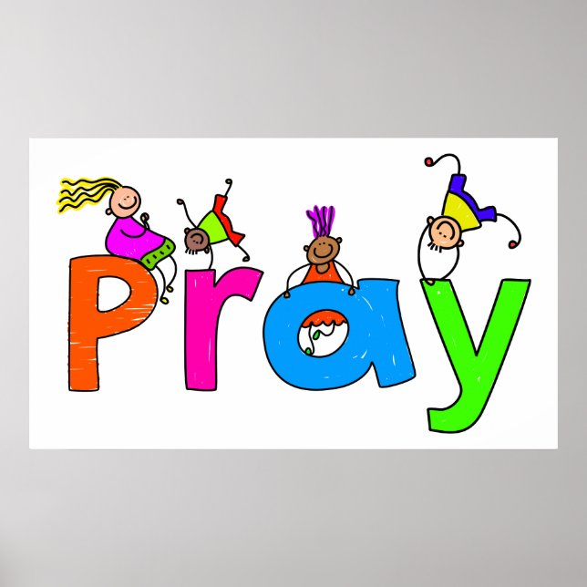 Pray Kids Poster (Vorne)