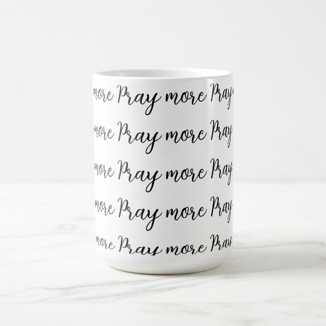 Pray more kaffeetasse (Mittel)