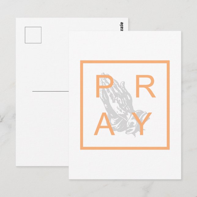 PRAY POSTKARTE (Vorne/Hinten)