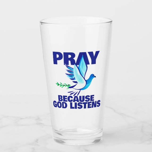 PRAY weil Gott hört Glas (Vorderseite)