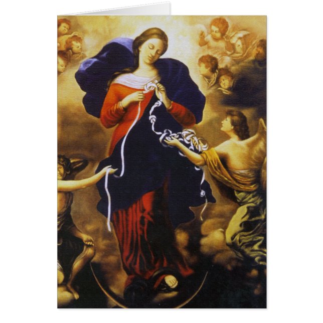 Prayer de pape Francis à notre Madame Untier des (Devant)