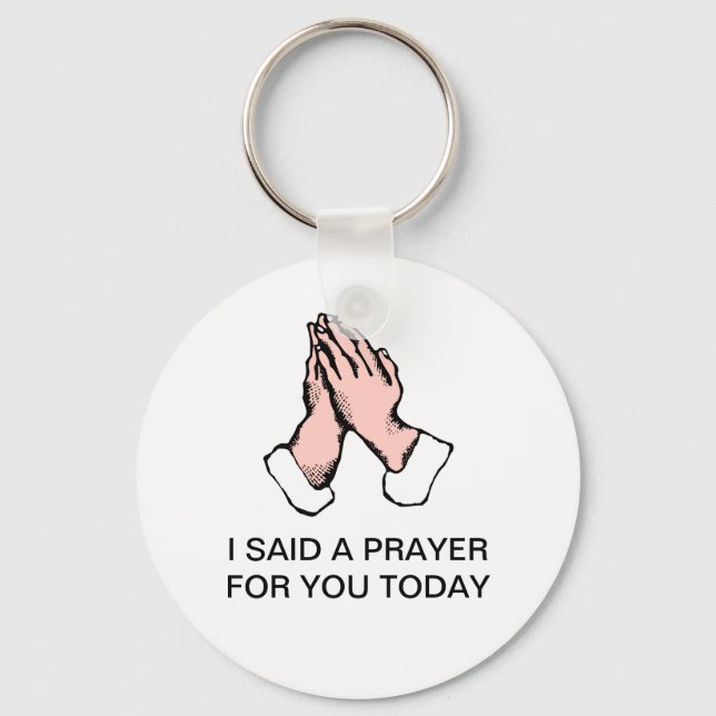 Prayer Hands Keychain Schlüsselanhänger (Vorderseite)