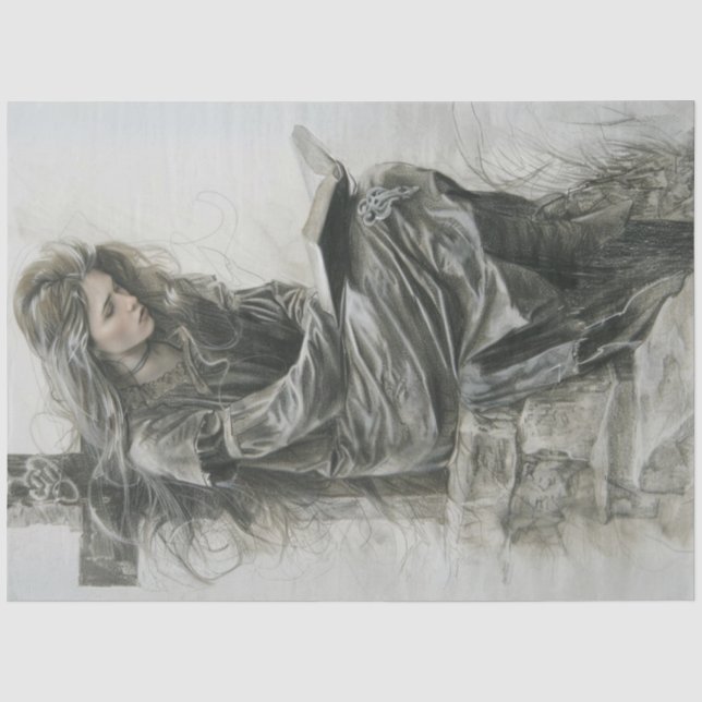 Prayer in Time of Grief Decoupage  Tissue Paper Seidenpapier (Vorderseite)