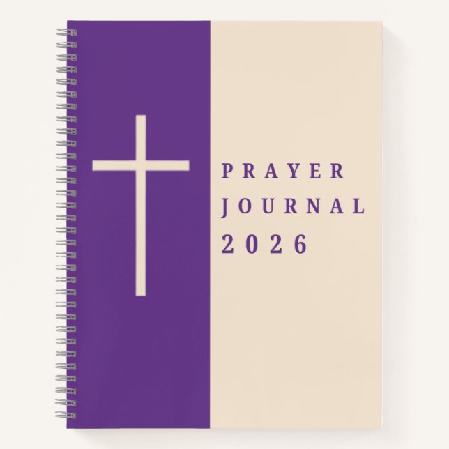 Prayer Journal 2026 Notizbuch (Vorderseite)