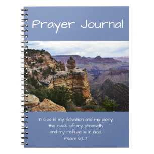 Prayer Journal Bible Verse Grand Canyon Ansicht Notizblock