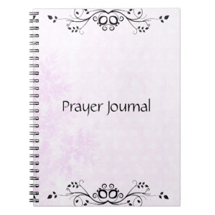 Prayer Journal-Notebook in Rosa Notizblock