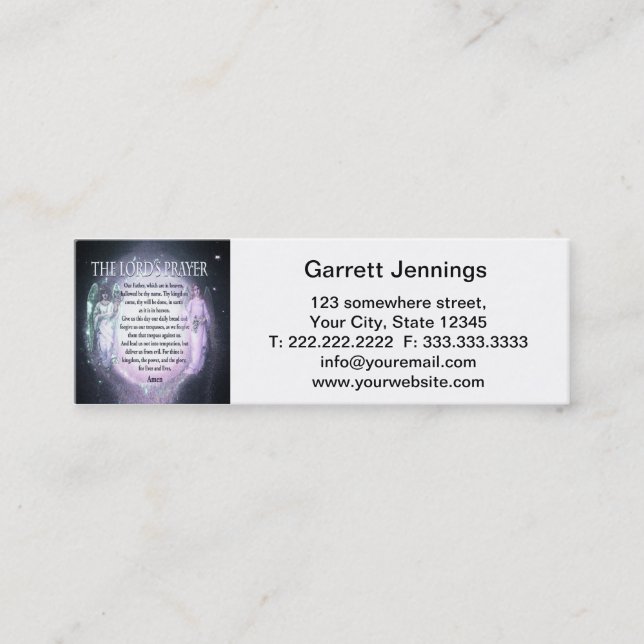 Prayer Lords Mini Visitenkarte (Vorderseite)