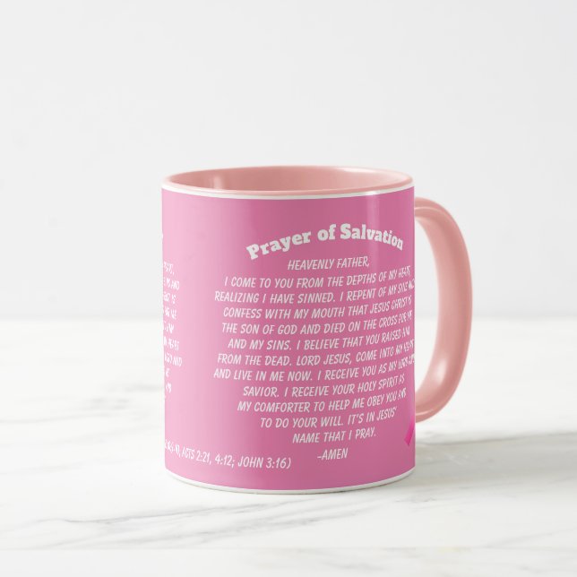 PRAYER OF SALVATION TASSE (VorderseiteRechts)