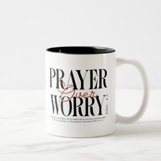 Prayer Over Worry mug