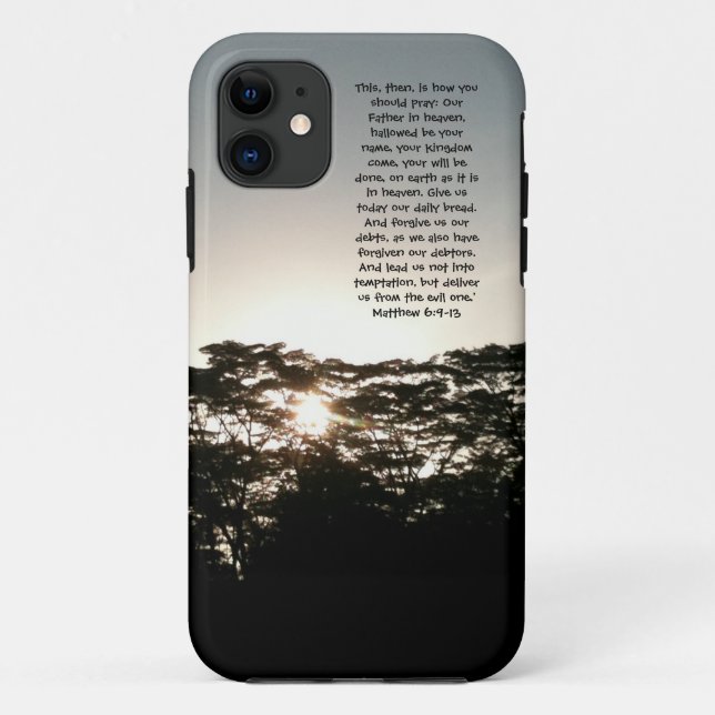 Prayer Phone Casing des Lords Case-Mate iPhone Hülle (Rückseite)