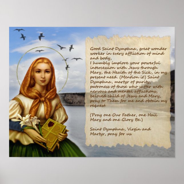 PRAYER TO ST DYMPHNA POSTER (Vorne)
