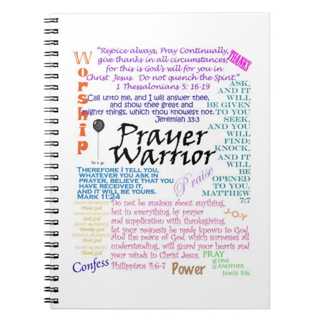 Prayer Warrior Journal Notizblock (Vorderseite)