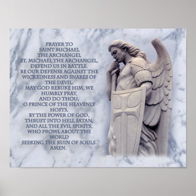 PRAYER ZU SAINT MICHAEL THE ARCHANGEL POSTER (Vorne)