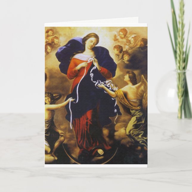 PRAYER ZU UNSEREM LADY UNTIER OF WNOTS. KARTE (Vorderseite)