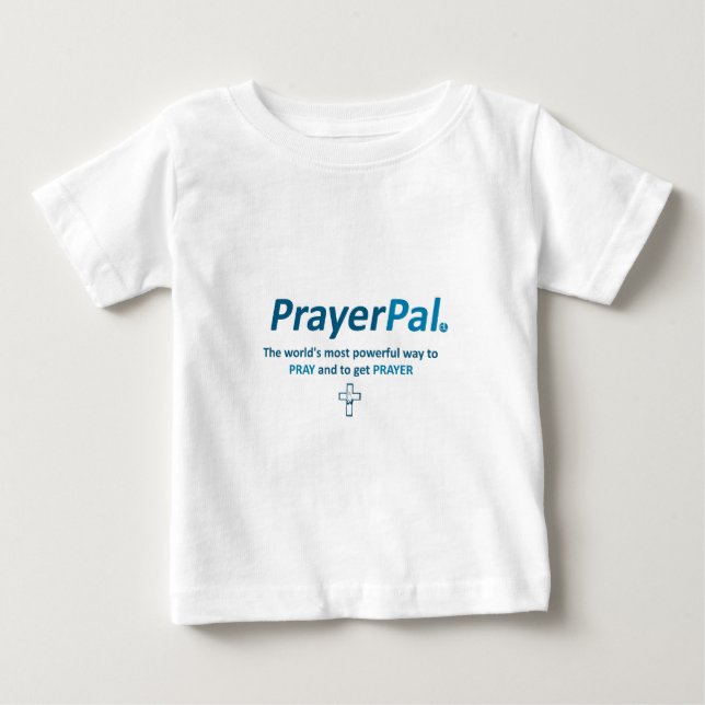 PrayerPal: PayPal Parodie Baby T-shirt (Vorderseite)