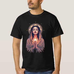 Prayers in the Shadows - Goth Madonna T-Shirt