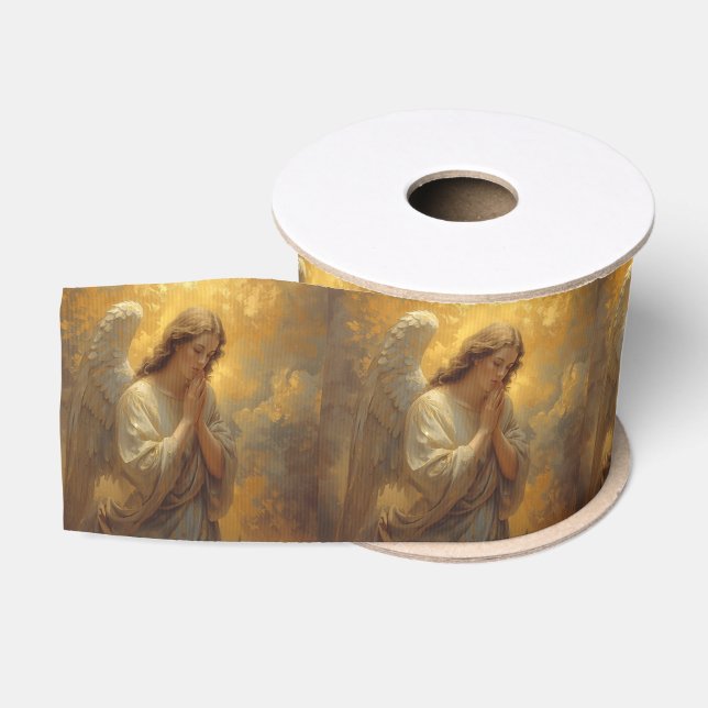 Praying Angel- Religious Occasions Golden Ripsband (Spule)