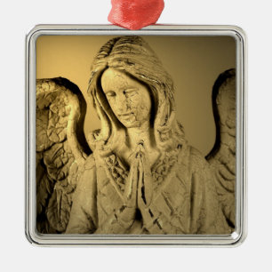 Praying Angel Silbernes Ornament