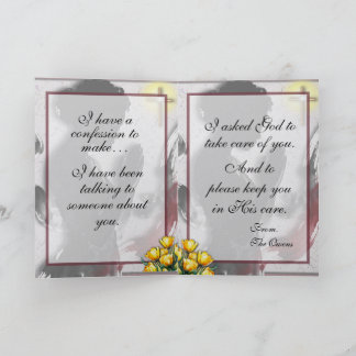 Praying For You Encouragement Karte