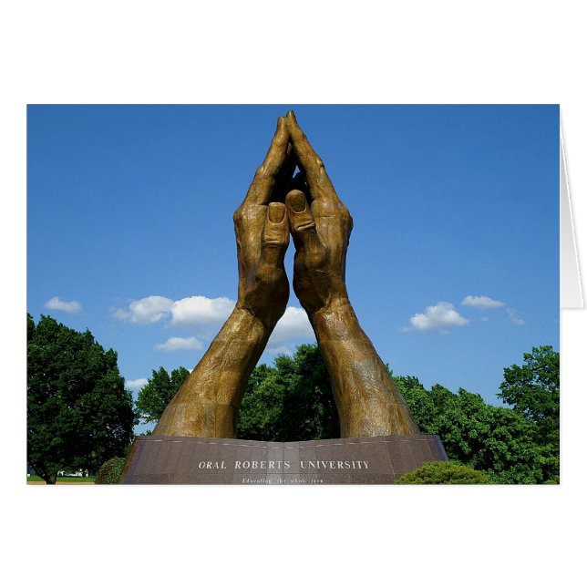 Praying Handcard (Vorderseite (Horizontal))