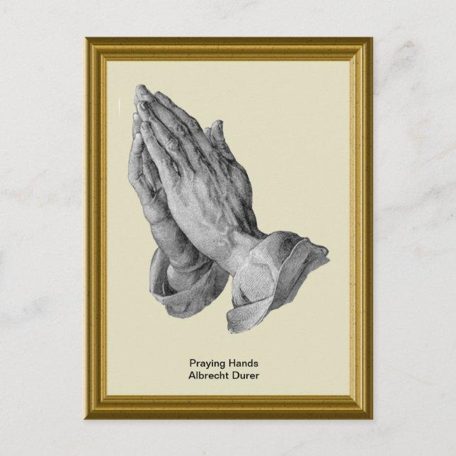 Praying Hands Albrecht Durer Postkarte (Vorderseite)