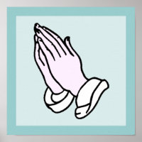 Praying Hands Border Style