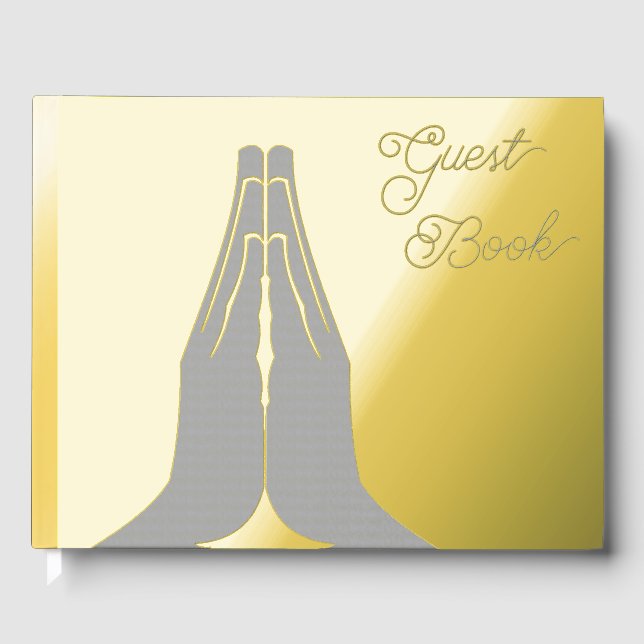 Praying Hands Gästebuch (Vorderseite)