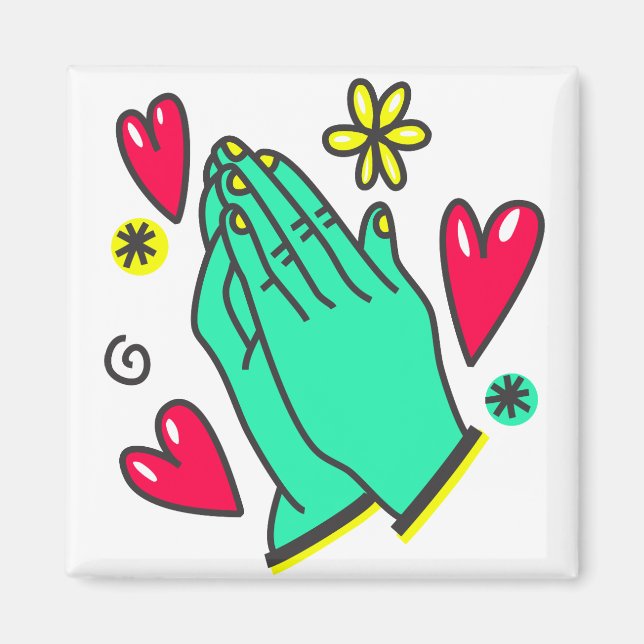 PRAYING HANDS MAGNET (Vorne)