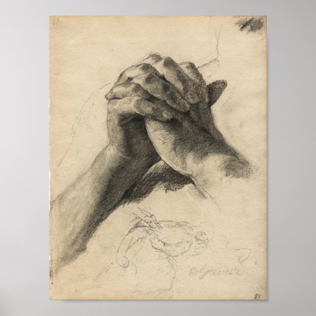 Praying Hands Poster (Vorne)