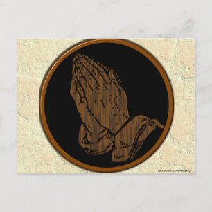 PRAYING HANDS POSTKARTE