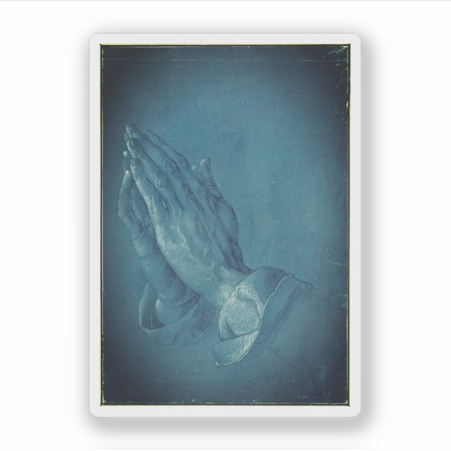 Praying Hands (von Dürer) Aufkleber (Vorderseite)