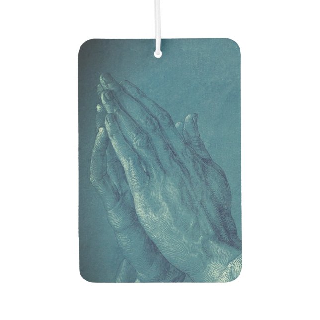Praying Hands (von Dürer) Autolufterfrischer (Vorderseite)