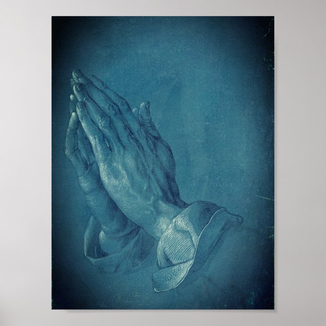 Praying Hands (von Dürer) Poster (Vorne)